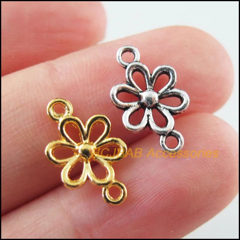 Fashion 70Pcs Retro Tibetan Silver Tone Gold Color Flower Circle Charms Connectors 9x15.5mm
Fashion 70Pcs Retro Tibetan Silver Tone Gold Color Flower Circle Charms Connectors 9x15.5mm