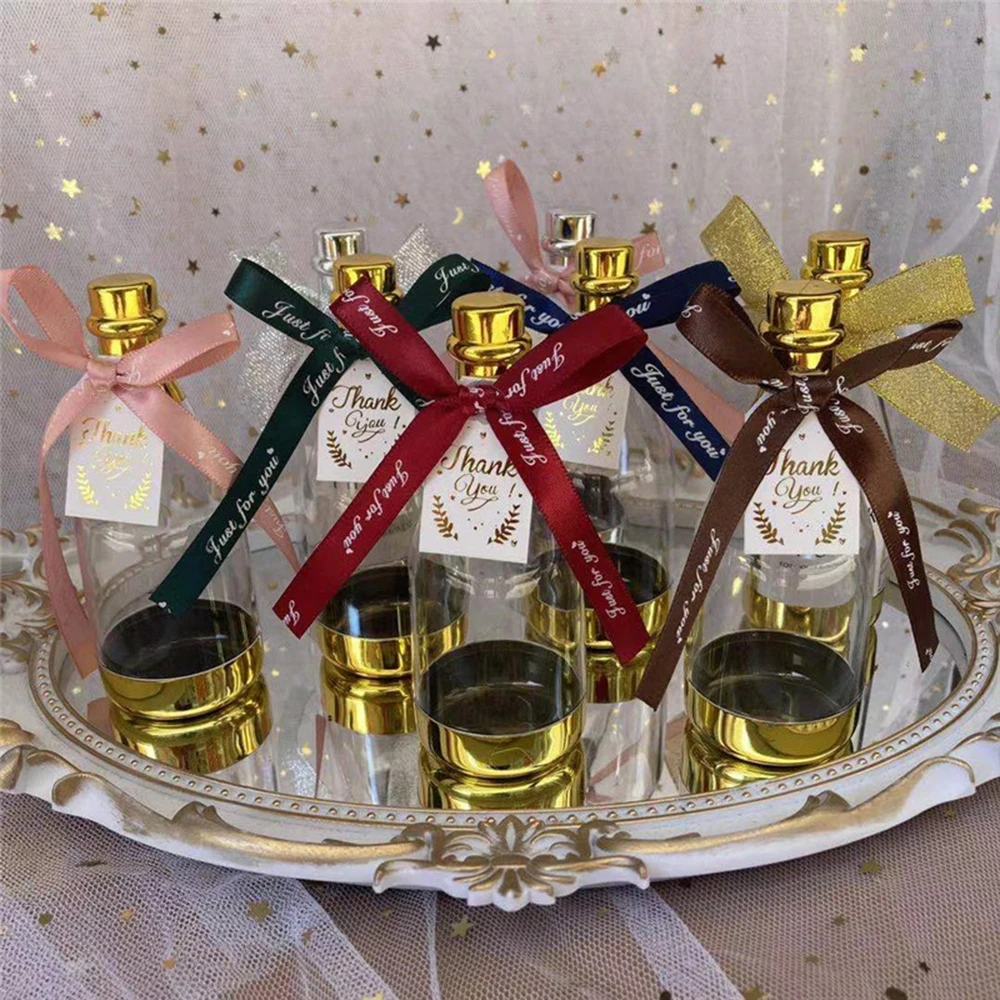 Creative Plastic Drifting Bottle Candy Box Champagne Bottle Small Gift Packing Box Birthday Gift Banquet Wedding Party Supplies
Creative Plastic Drifting Bottle Candy Box Champagne Bottle Small Gift Packing Box Birthday Gift Banquet Wedding Party Supplies