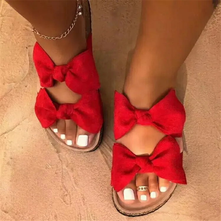 2022 New Summer Women Sandals Silk Bow Flat Shoes Ladies Beach Shoes Slipper Outdoor Fashion Student Home Casual Slippers 36-43
2022 New Summer Women Sandals Silk Bow Flat Shoes Ladies Beach Shoes Slipper Outdoor Fashion Student Home Casual Slippers 36-43