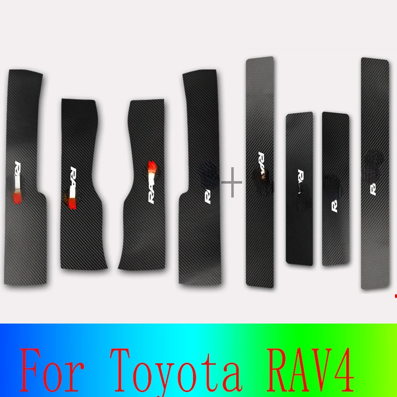 Для Toyota RAV4 2014-2021 протектор Edg для автомобильной двери накладки на пороги наклейка шаг углеродное волокно кожаные аксессуары украшение 
Для Toyota RAV4 2014-2021 протектор Edg для автомобильной двери накладки на пороги наклейка шаг углеродное волокно кожаные аксессуары украшение