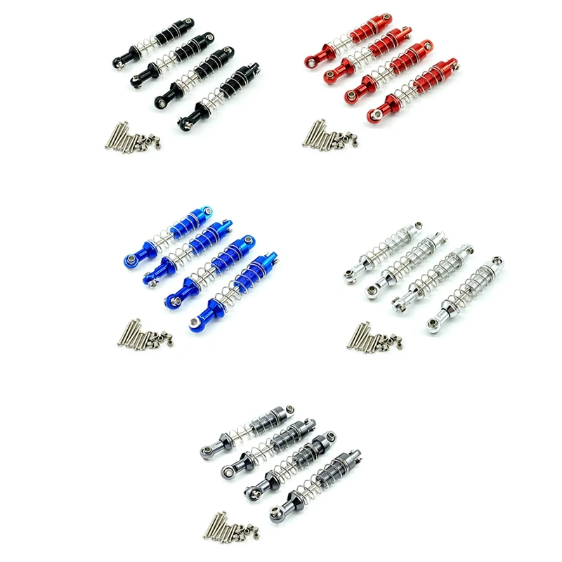 For MN D90 MN-90 MN99S WPL C14 C24 C34 RC Car 4Pcs Metal Shock Absorber Damper Upgrade Parts Accessories
For MN D90 MN-90 MN99S WPL C14 C24 C34 RC Car 4Pcs Metal Shock Absorber Damper Upgrade Parts Accessories