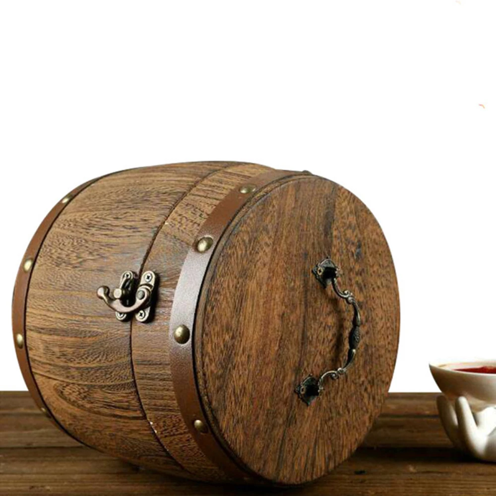 1x Antique Wooden Barrel Storage Boxes Tea Leaf Coffee Flour Beans For Kitchen Wood Tea Barrel Canister Storage Boxes Bin
1x Antique Wooden Barrel Storage Boxes Tea Leaf Coffee Flour Beans For Kitchen Wood Tea Barrel Canister Storage Boxes Bin