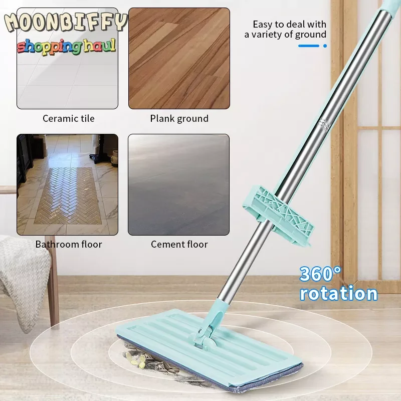 NEW Flat Mops Free Hand Washing Magic Cleaner Self-wring Mop Squeeze Household Automatic Dehydration Telescopic Tools For Home
NEW Flat Mops Free Hand Washing Magic Cleaner Self-wring Mop Squeeze Household Automatic Dehydration Telescopic Tools For Home