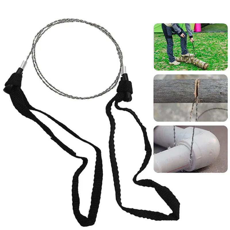 Portable Wire Saw Outdoor Wire Saw Outdoor Camping Survival Tool Stainless Steel Saw Rotate 360 Degrees
Portable Wire Saw Outdoor Wire Saw Outdoor Camping Survival Tool Stainless Steel Saw Rotate 360 Degrees