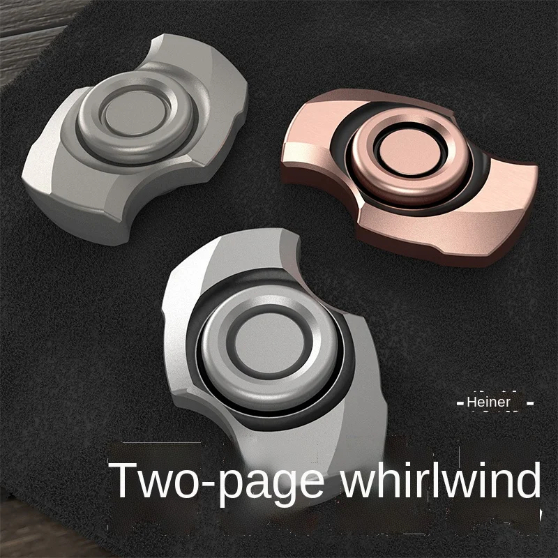 Original EDC Two-Page Fingertip Gyro Cyclone Two-Page Fidget Spinner Heiner Design Pressure Reduction Toy
Original EDC Two-Page Fingertip Gyro Cyclone Two-Page Fidget Spinner Heiner Design Pressure Reduction Toy