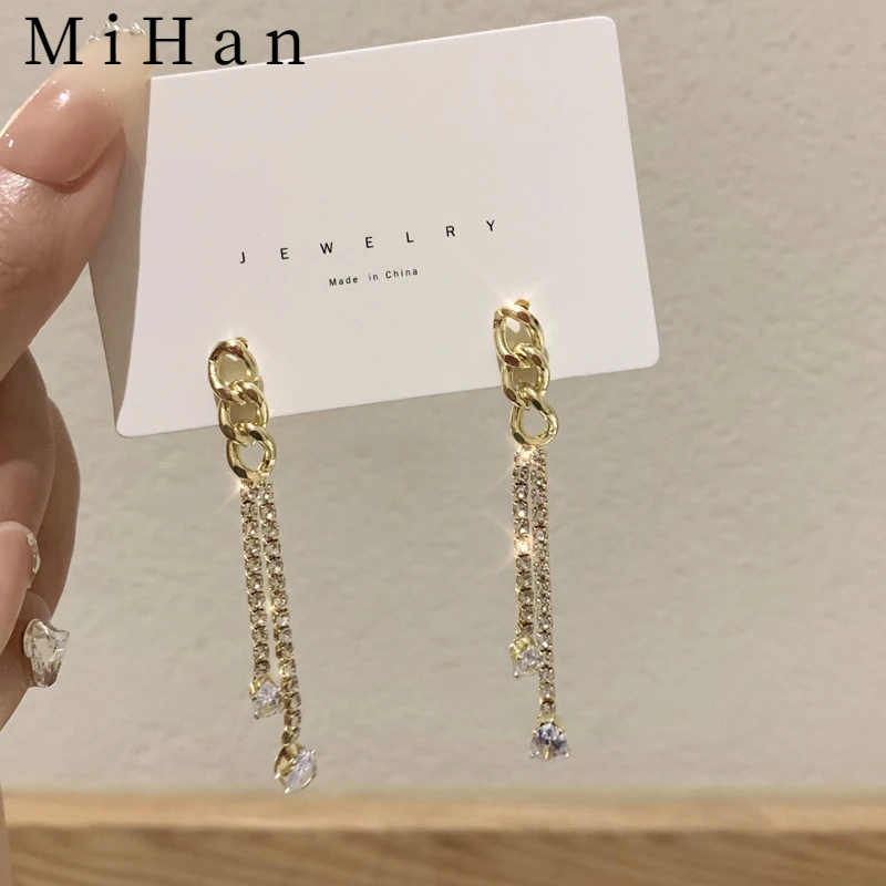 Mihan Trendy Jewelry 2022 Trend New Full Crystal Earrings 925 Silver Needle Copper Metal Glass Dangle Earrings For Women Gift
Mihan Trendy Jewelry 2022 Trend New Full Crystal Earrings 925 Silver Needle Copper Metal Glass Dangle Earrings For Women Gift