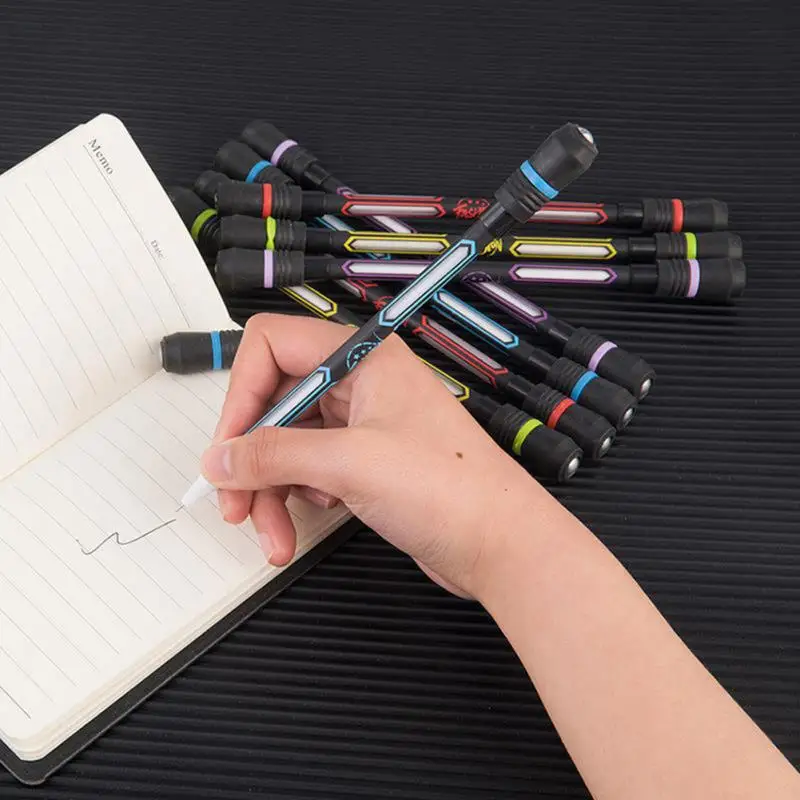 Writing Pen Creative New Pen Replacable Refill Practical Pen Spinning School Student Supplies Decompression Toy Pen Popular 1pc
Writing Pen Creative New Pen Replacable Refill Practical Pen Spinning School Student Supplies Decompression Toy Pen Popular 1pc