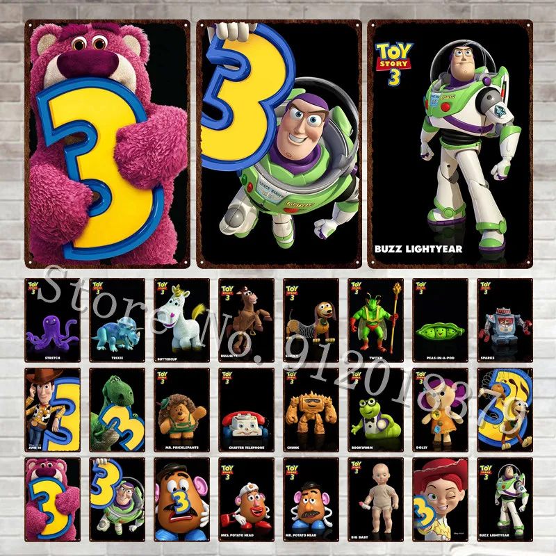 Toy Story Metal Sign Disney Tin Sign Poster Plaque Vintage Funny Pub Bar Sign Metal Print Wall Art Decor Man Cave Club Plaques
Toy Story Metal Sign Disney Tin Sign Poster Plaque Vintage Funny Pub Bar Sign Metal Print Wall Art Decor Man Cave Club Plaques