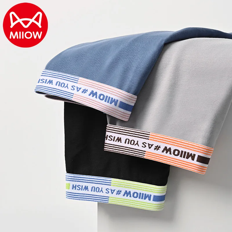 MiiOW 3pcs Pure Cotton Men Underwear Modal Antibacterial Boxer Shorts Plus Size U Breather Men's Panties Male Underpants Trunks
MiiOW 3pcs Pure Cotton Men Underwear Modal Antibacterial Boxer Shorts Plus Size U Breather Men's Panties Male Underpants Trunks