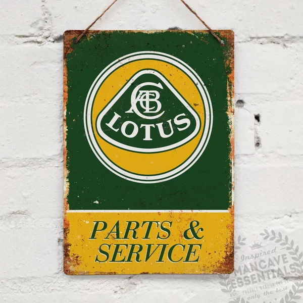 Обслуживание деталей Lotus. Реплика винтажный металлический настенный знак Ретро гараж Elan Elise
Обслуживание деталей Lotus. Реплика винтажный металлический настенный знак Ретро гараж Elan Elise