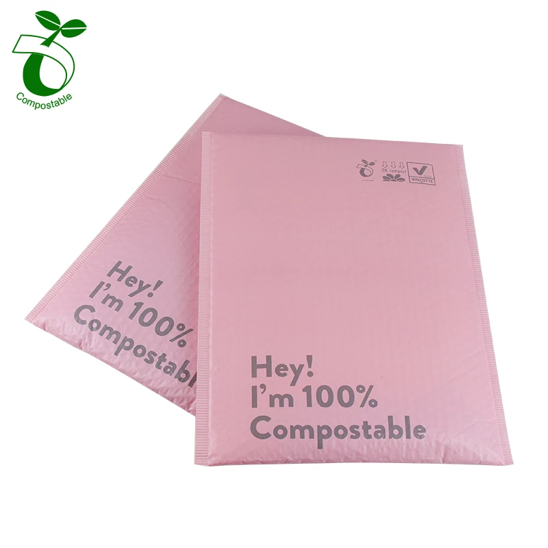 Eco Friendly Custom Waterproof Biodegradable Light Pink Poly Bubble Mailer Courier Bags Padded Envelopes With Own Logo
Eco Friendly Custom Waterproof Biodegradable Light Pink Poly Bubble Mailer Courier Bags Padded Envelopes With Own Logo