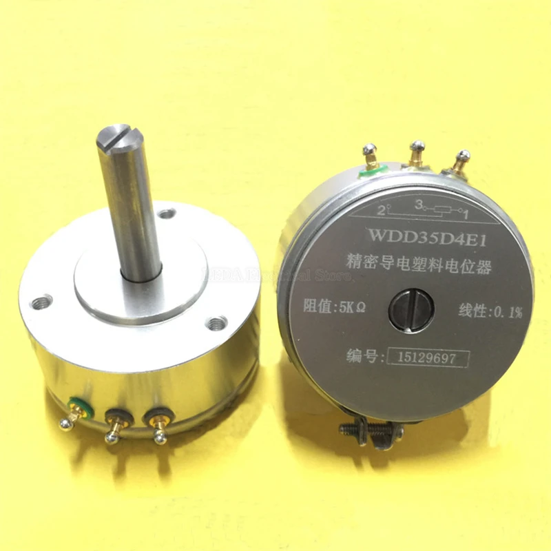 1Pcs WDD35D4E1 Precision Conductive Plastic Potentiometer 0.1% Angular Displacement Sensor 1K 2K 5K 10K
1Pcs WDD35D4E1 Precision Conductive Plastic Potentiometer 0.1% Angular Displacement Sensor 1K 2K 5K 10K