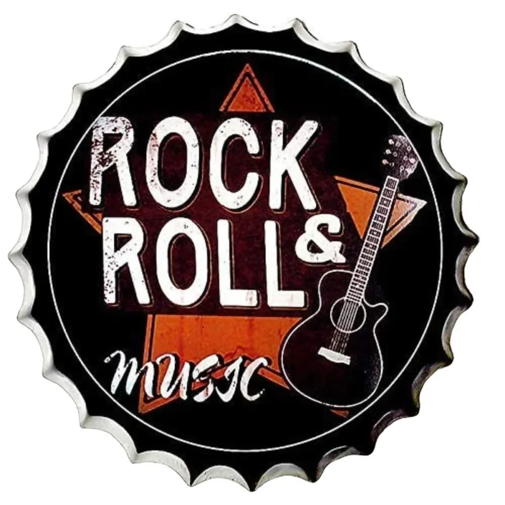 Modern Vintage Metal Tin Signs Bottle Cap Rock Roll Music ! Wall Plaque Poster Cafe Bar Pub Beer Club Wall Home
Modern Vintage Metal Tin Signs Bottle Cap Rock Roll Music ! Wall Plaque Poster Cafe Bar Pub Beer Club Wall Home