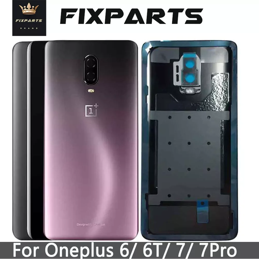 Original For Oneplus 6 Back Cover 6T Rear Door Housing Cace Replacement For Oneplus 7 Pro Battery Cover With Camera Lens
Original For Oneplus 6 Back Cover 6T Rear Door Housing Cace Replacement For Oneplus 7 Pro Battery Cover With Camera Lens