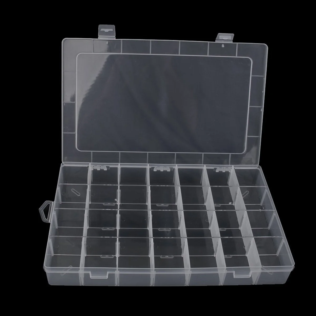 28- Grid Organizer Container Box Storage Box Case with Adjustable Dividers for Earring Ring Bracelet Necklace Storage
28- Grid Organizer Container Box Storage Box Case with Adjustable Dividers for Earring Ring Bracelet Necklace Storage