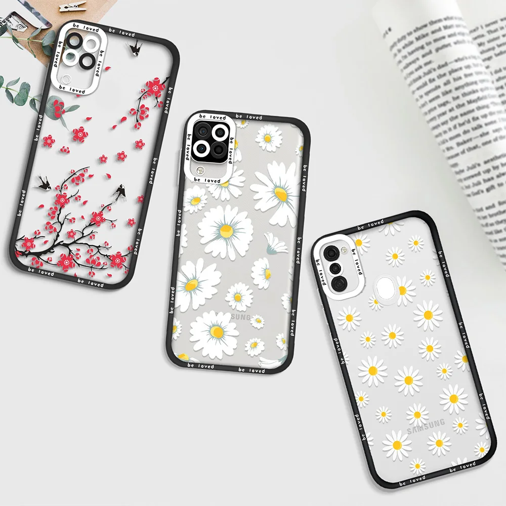 White Daisy Flower Clear Case for Samsung A11 A12 A71 A21S A32 4G A52 A52S A53 5G A72 S22 Plus S22Ultra Shockproof Back Cover
White Daisy Flower Clear Case for Samsung A11 A12 A71 A21S A32 4G A52 A52S A53 5G A72 S22 Plus S22Ultra Shockproof Back Cover