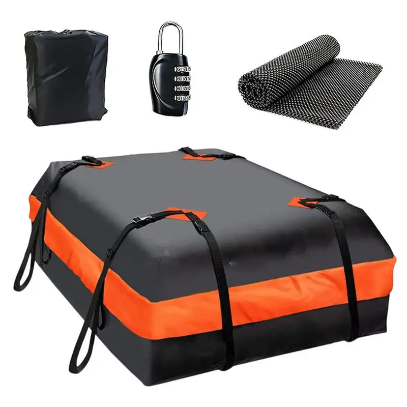 600D Waterproof Car Roof Bag Car Organizer Includes Anti-Slip Mat 15 Cubic Feet Car Overhead Storage Roof Bag Car Accessories
600D Waterproof Car Roof Bag Car Organizer Includes Anti-Slip Mat 15 Cubic Feet Car Overhead Storage Roof Bag Car Accessories