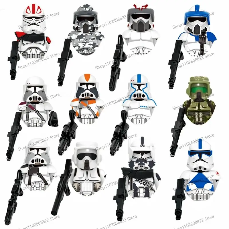 HEROCROSS Building Blocks G0207 G0208G0118 G0209 G0210 4cm Clone Soldier Mini Action Toy Figures Bricks Assemble Toys Kids Gift
HEROCROSS Building Blocks G0207 G0208G0118 G0209 G0210 4cm Clone Soldier Mini Action Toy Figures Bricks Assemble Toys Kids Gift