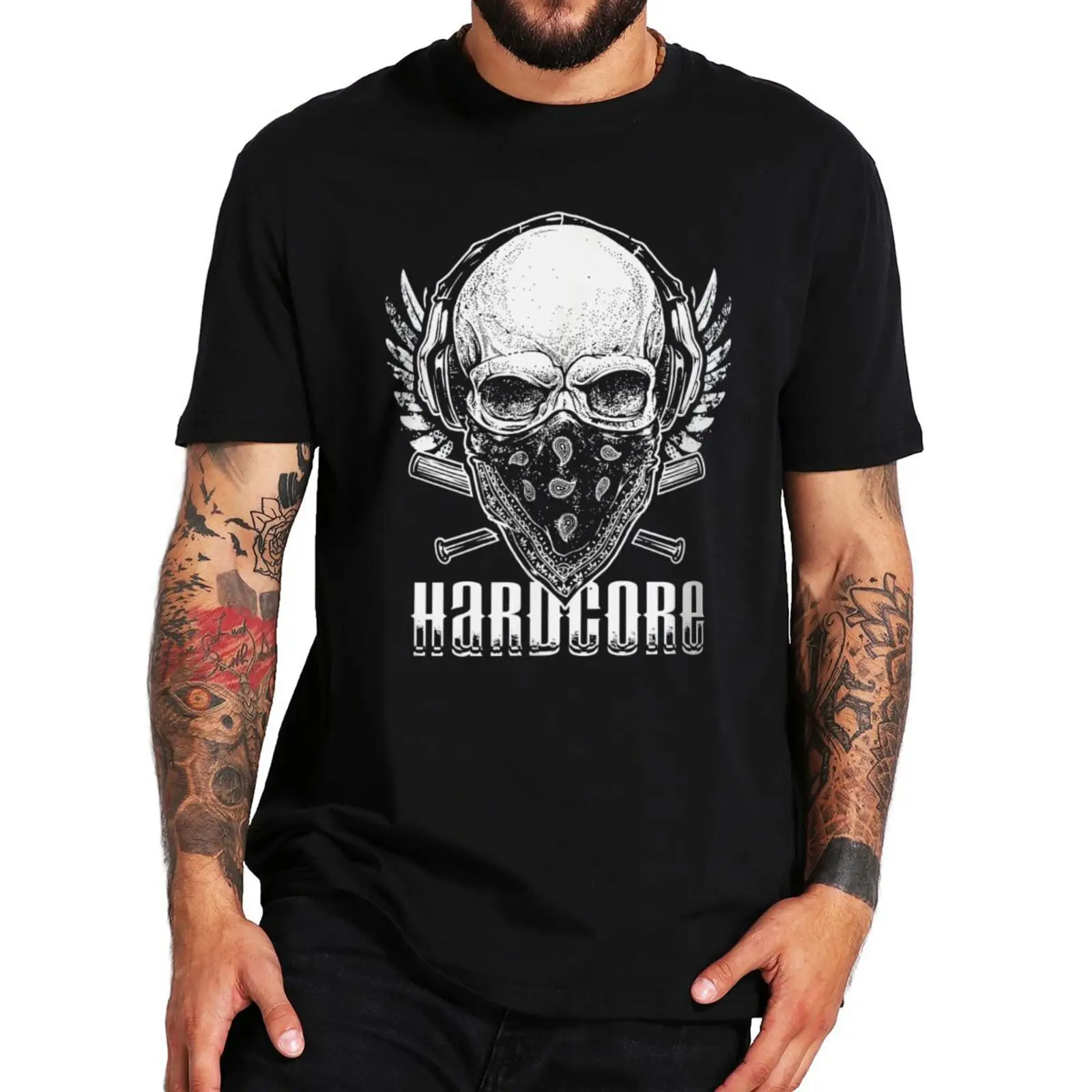 Hardcore Skull Design T Shirt Vintage Punk Rock Essential Tee Shirt Casual Streetwear 100% Cotton EU Size Tshirts For Unisex
Hardcore Skull Design T Shirt Vintage Punk Rock Essential Tee Shirt Casual Streetwear 100% Cotton EU Size Tshirts For Unisex