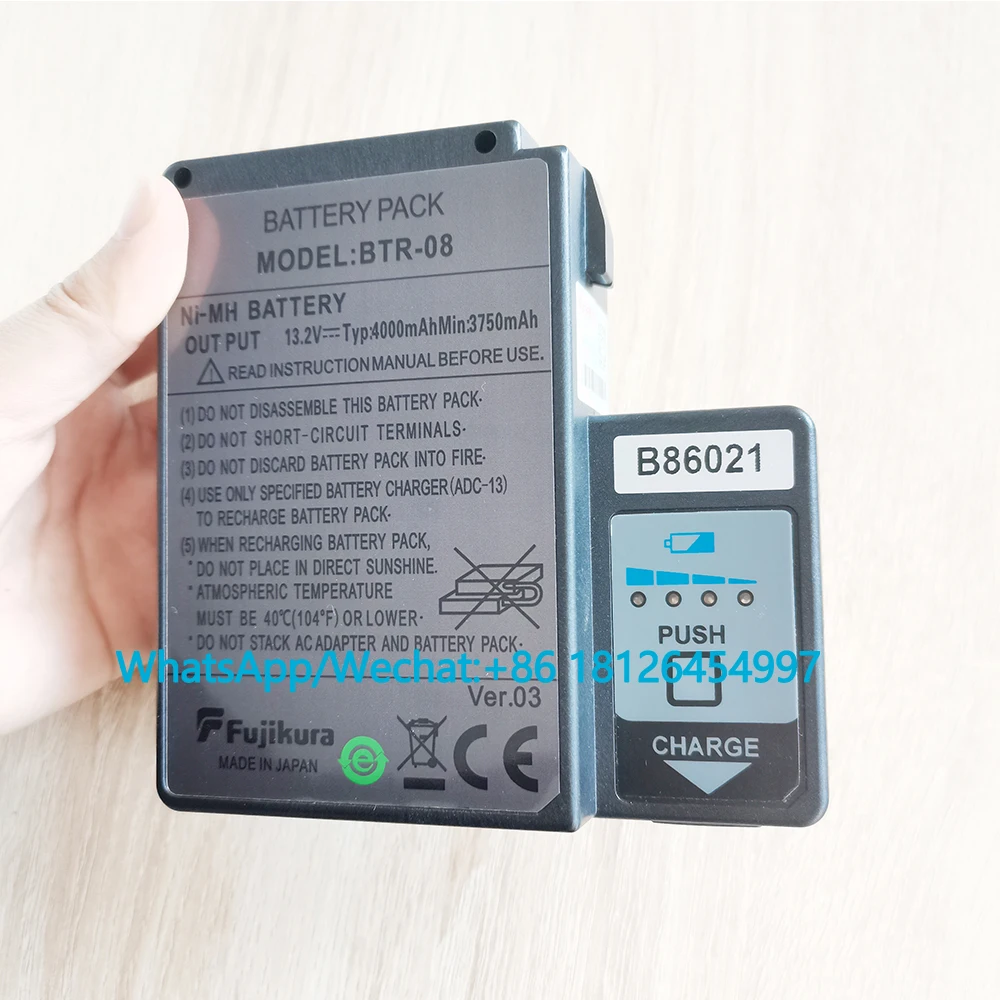 Asli BTR-08 Battery Pack 13.2V 4000MAh untuk FSM-60S/ FSM-60R FSM-18S/ FSM-18R Fiber Fusion Splicer Tukang Las Power Bank
Asli BTR-08 Battery Pack 13.2V 4000MAh untuk FSM-60S/ FSM-60R FSM-18S/ FSM-18R Fiber Fusion Splicer Tukang Las Power Bank