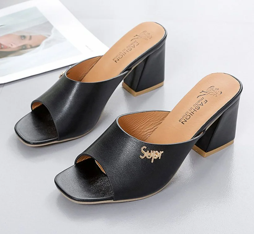 High Heels Women Mules New Open Square Toe One Strap Women Slippers Sexy Party Nightclub Summer Slides
High Heels Women Mules New Open Square Toe One Strap Women Slippers Sexy Party Nightclub Summer Slides