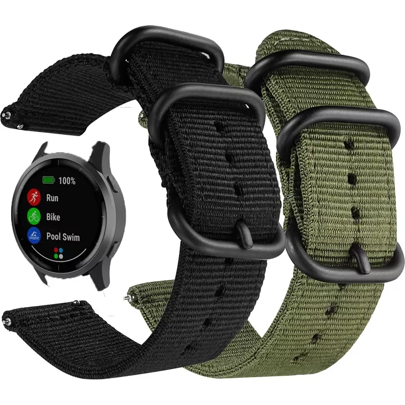 20 22mm Sport Nylon Watchband Strap for Garmin Forerunner 245 245M 645 Vivoactive 3 Music 4 Smart Bracelet Watch Band Wristband
20 22mm Sport Nylon Watchband Strap for Garmin Forerunner 245 245M 645 Vivoactive 3 Music 4 Smart Bracelet Watch Band Wristband