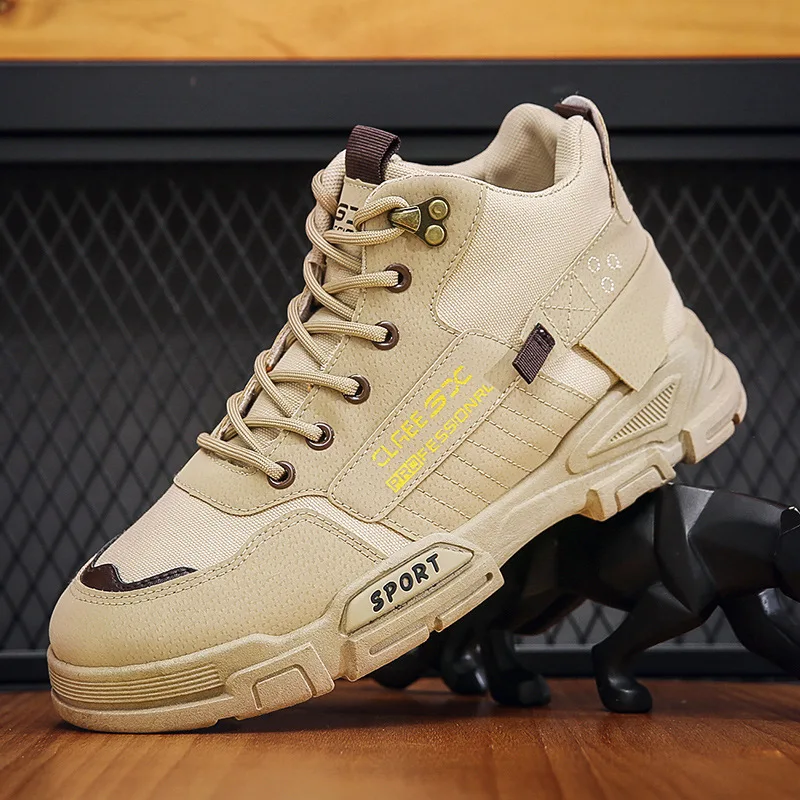 New Men's Autumn Work Boots Fashion Thick Sole Shoes Anti-Slip Hiking Shoes Men's Military Boots Motorcycle Boots Hiking Boots
New Men's Autumn Work Boots Fashion Thick Sole Shoes Anti-Slip Hiking Shoes Men's Military Boots Motorcycle Boots Hiking Boots