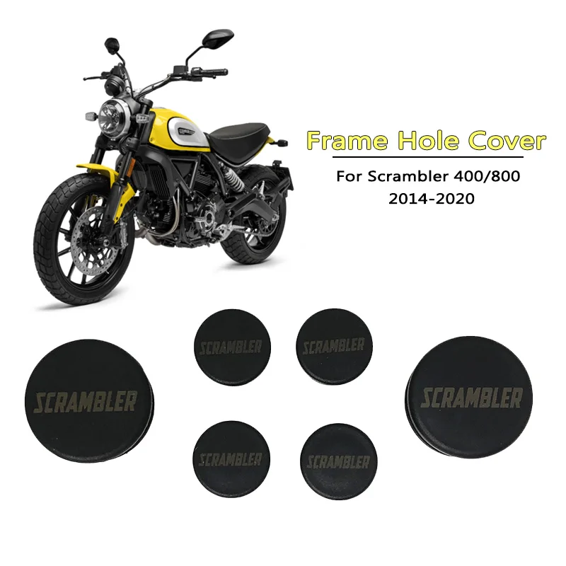 For Ducati Scrambler 400 800 2014 2015 2016 2018 2019 2020 Motorcycle 6PCS Frame Hole Cover Caps Plug Decorative Frame Cap Set
For Ducati Scrambler 400 800 2014 2015 2016 2018 2019 2020 Motorcycle 6PCS Frame Hole Cover Caps Plug Decorative Frame Cap Set