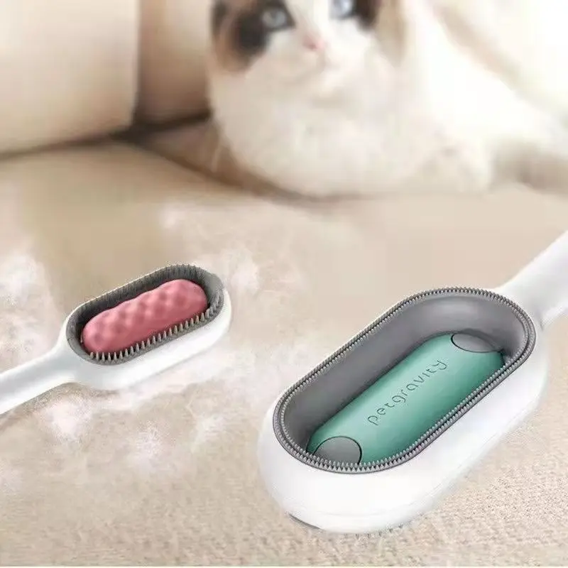 Multifunctional Cat Cleaning Brush Soft Dog Deshedding Brush Cat Grooming Comb Hair Remover Massage Tools for Cats Lint Remover
Multifunctional Cat Cleaning Brush Soft Dog Deshedding Brush Cat Grooming Comb Hair Remover Massage Tools for Cats Lint Remover