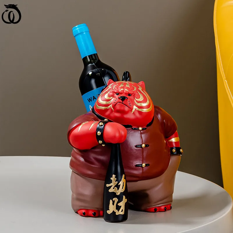 Abstract Tiger Art Sculpture Mascot Animal Doll Wine Rack Statue Decoration Resin Craft Creative Chinese Home Decor Accessories
Abstract Tiger Art Sculpture Mascot Animal Doll Wine Rack Statue Decoration Resin Craft Creative Chinese Home Decor Accessories