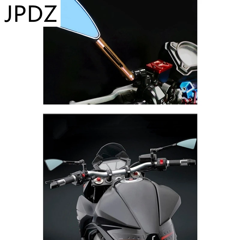 CNC Machined Motorcycle Rearview Side Triple-cornered Mirrors Sports Bike Fade Corrosion Resistant Anti-Glare Mirror
CNC Machined Motorcycle Rearview Side Triple-cornered Mirrors Sports Bike Fade Corrosion Resistant Anti-Glare Mirror