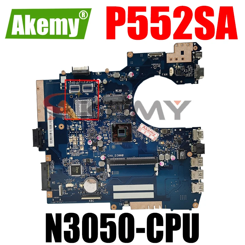 P552SA Motherboard N3050-CPU For Asus P552SJ PU552SJ PRO552S P552S PU552S P552SA Laptop motherboard P552SA Mainboard
P552SA Motherboard N3050-CPU For Asus P552SJ PU552SJ PRO552S P552S PU552S P552SA Laptop motherboard P552SA Mainboard