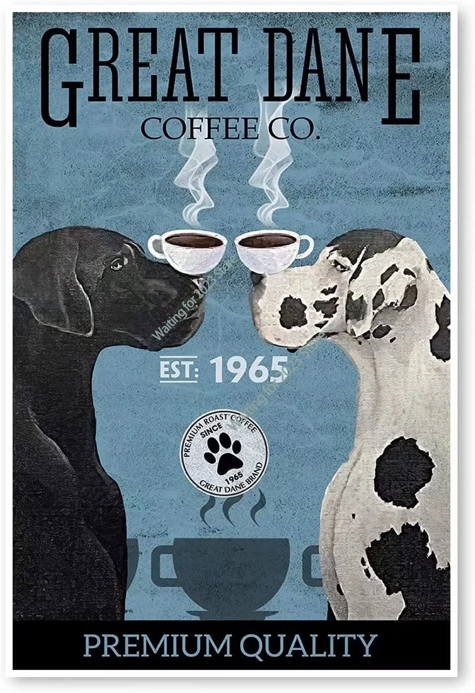 Great Dane Metal Tin Sign Great Dane Coffee Co. Funny Poster Cafe Restaurant Kitchen Living Room Bathroom Home Art Wall
Great Dane Metal Tin Sign Great Dane Coffee Co. Funny Poster Cafe Restaurant Kitchen Living Room Bathroom Home Art Wall