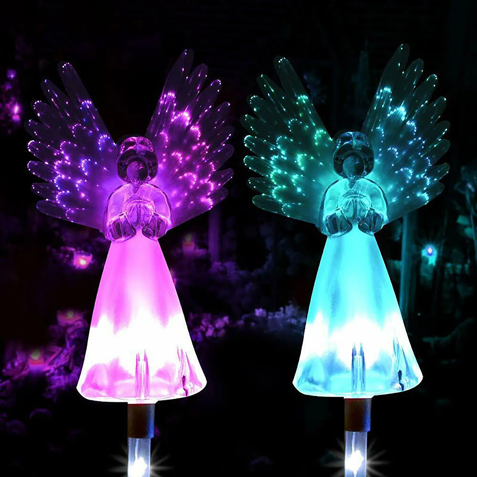 Solar Power Angel Stake Lights Outdoor Garden Path Luminous Lamps Wings Light Flexible String Lighting For Garden Patio Yard
Solar Power Angel Stake Lights Outdoor Garden Path Luminous Lamps Wings Light Flexible String Lighting For Garden Patio Yard