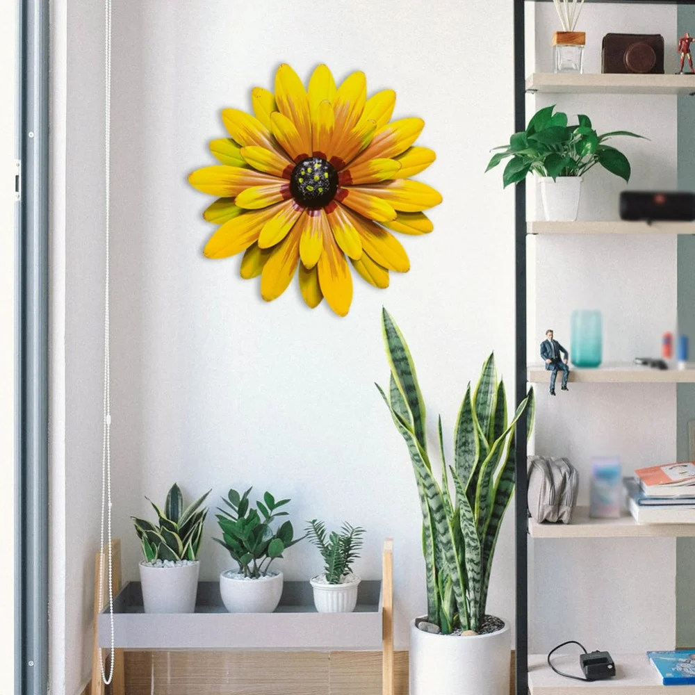 American Garden Porch Wall Pendant Outdoor Iron Flower Creative Home Wall Decoration Sun Flower Kindergarten Decoration
American Garden Porch Wall Pendant Outdoor Iron Flower Creative Home Wall Decoration Sun Flower Kindergarten Decoration