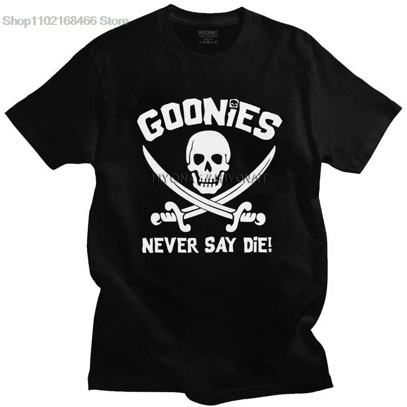 The Goonies T Shirt Homme 100% Cotton Tee Tops Gothic Skull Tshirt Short-Sleeve Graphic T-shirt Streetwear Hip Hop Clothing
The Goonies T Shirt Homme 100% Cotton Tee Tops Gothic Skull Tshirt Short-Sleeve Graphic T-shirt Streetwear Hip Hop Clothing