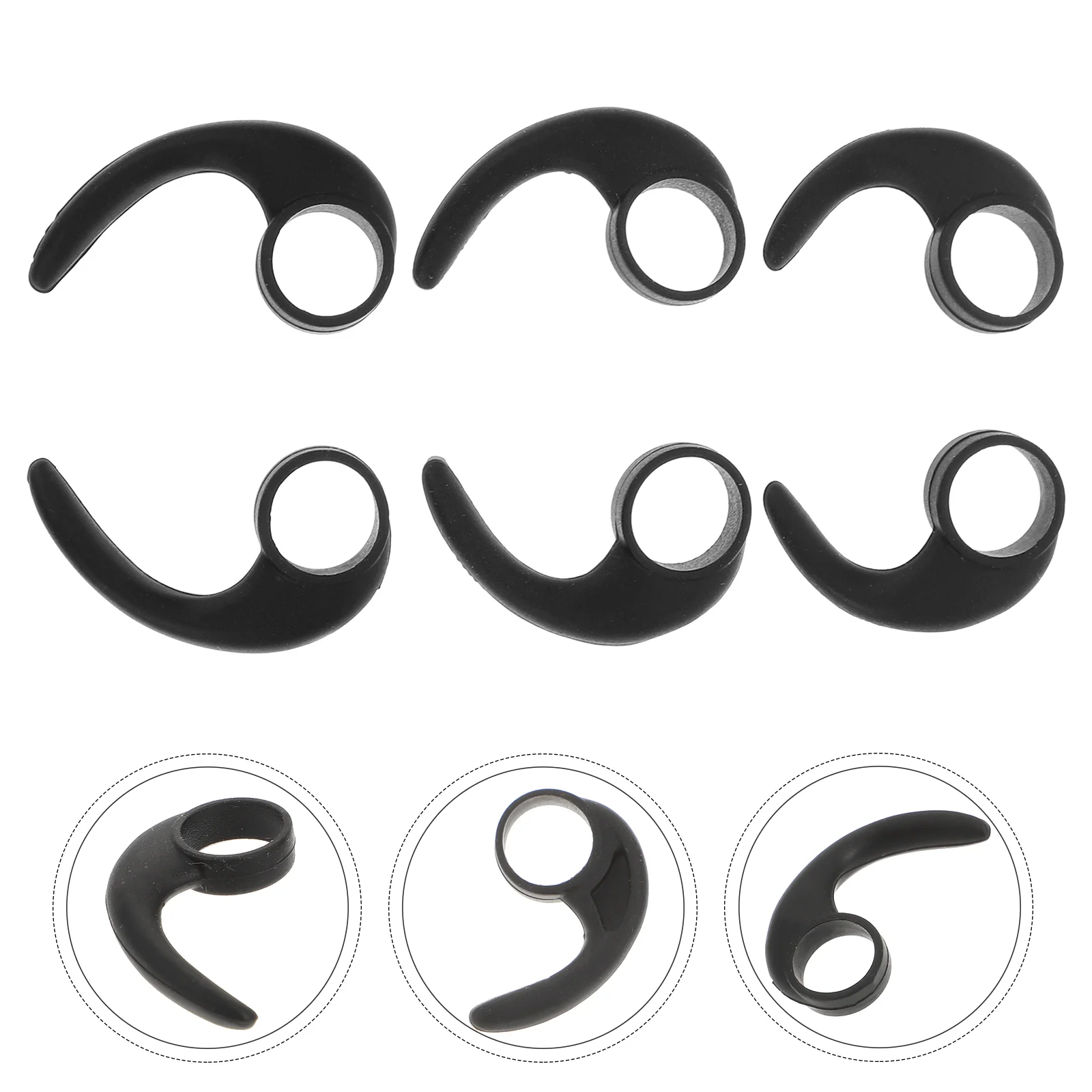 Headphone Clip Hook Earphone Earhook Black Wireless Earbuds Protective Earhooks
Headphone Clip Hook Earphone Earhook Black Wireless Earbuds Protective Earhooks