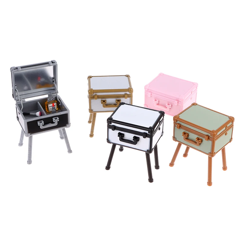 1Set 1:12 Dollhouse Mini Vanity Cosmetic Case Lipstick Perfume Air Cushion Mirror With Holder Furniture Decor Play House Toys
1Set 1:12 Dollhouse Mini Vanity Cosmetic Case Lipstick Perfume Air Cushion Mirror With Holder Furniture Decor Play House Toys