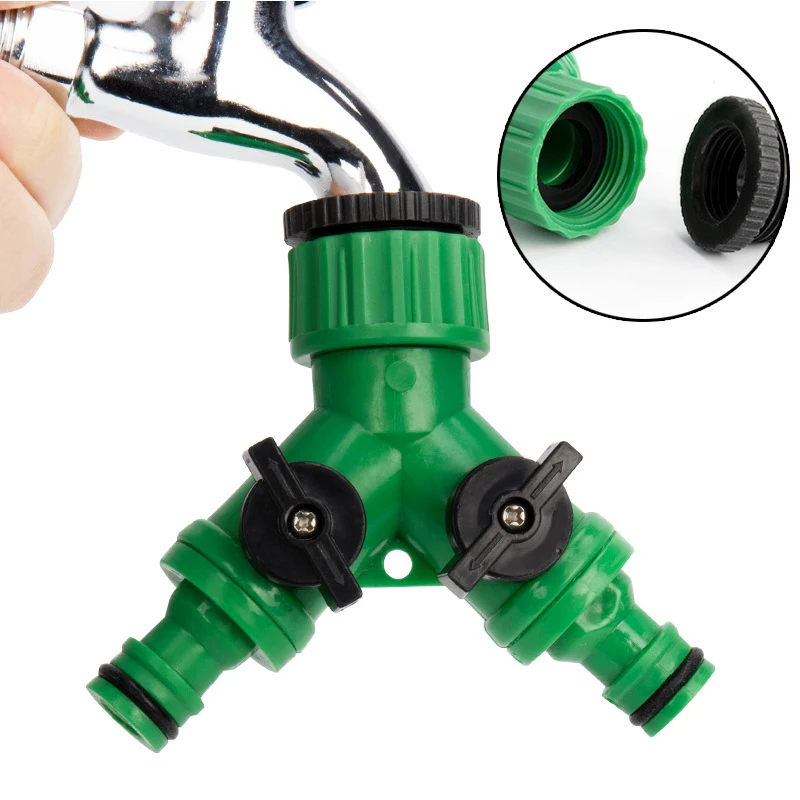 Garden Irrigation Y-shaped Water Splitter 1/2" 3/4" Female Thread 2-Way Water Valve Watering System Water Controller Switch
Garden Irrigation Y-shaped Water Splitter 1/2" 3/4" Female Thread 2-Way Water Valve Watering System Water Controller Switch
