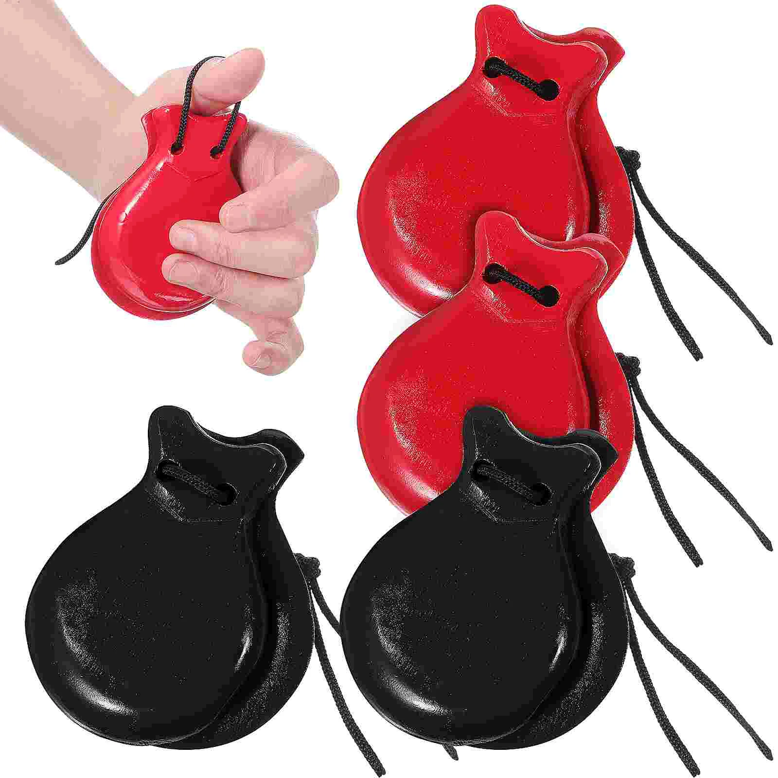 2 Pairs Wood Finger Castanets Clap Board Wooden Percussion Music Instrument for Kids
2 Pairs Wood Finger Castanets Clap Board Wooden Percussion Music Instrument for Kids
