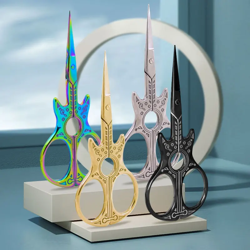 Vintage Crafting Tailor Scissors Guitar Pattern Scissors Sewing Scissors for Sewing and Needlework Tools Accessories New Sale
Vintage Crafting Tailor Scissors Guitar Pattern Scissors Sewing Scissors for Sewing and Needlework Tools Accessories New Sale