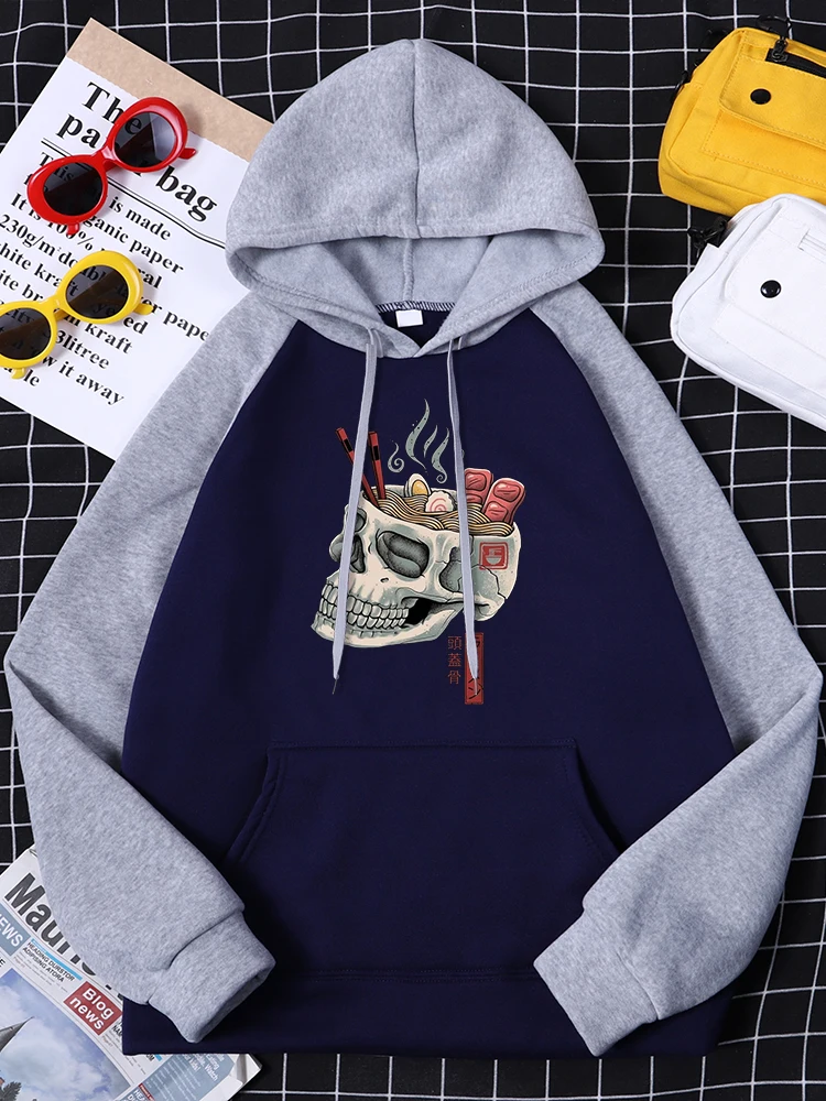 Ramen Skull & Bones Japanese Art Printed Womens Long Sleeves Funny O-Neck Hoodies Autumn Loose Sweatshirt Female Raglan Clothes
Ramen Skull & Bones Japanese Art Printed Womens Long Sleeves Funny O-Neck Hoodies Autumn Loose Sweatshirt Female Raglan Clothes