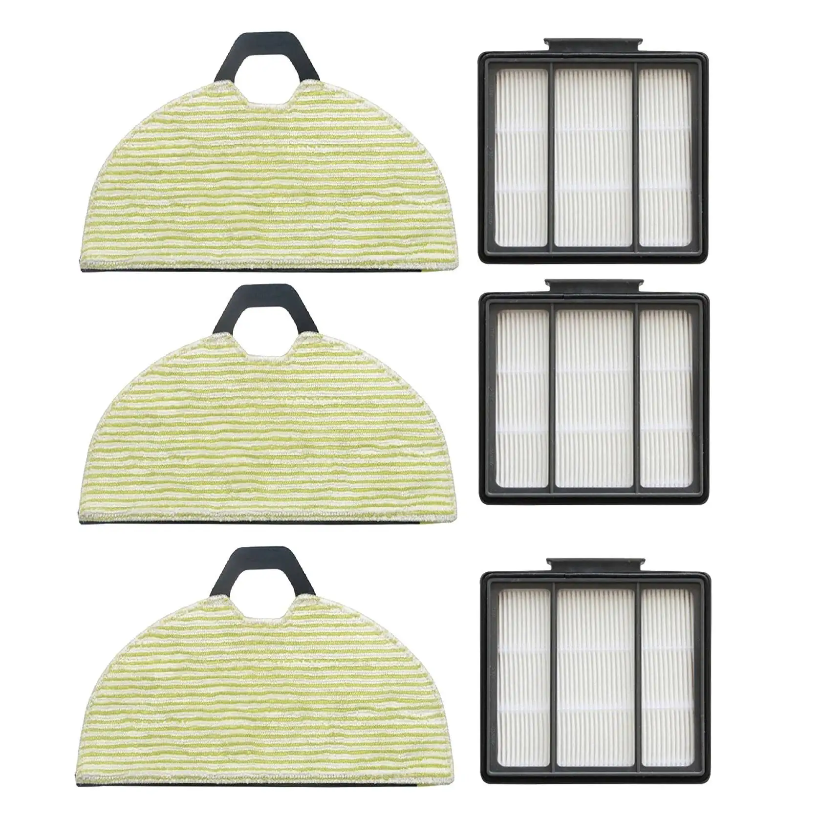 6 Pcs Replacement Parts Kit Side Brushes Filters Cleaning Mop Pads for Shark RV2001WD AV2001WD Robot Vacuum Accessories
6 Pcs Replacement Parts Kit Side Brushes Filters Cleaning Mop Pads for Shark RV2001WD AV2001WD Robot Vacuum Accessories