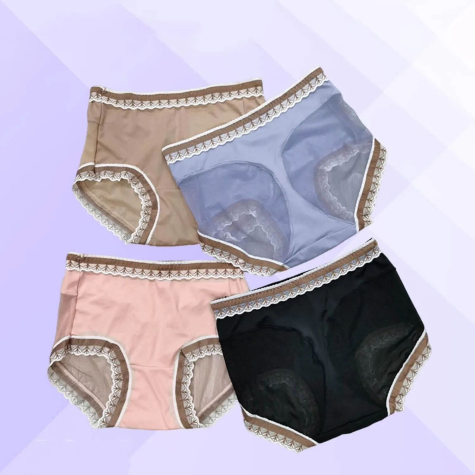 Low Waist Sexy Lingerie Panties for Women Briefs Lace Mesh Briefs Breathable Pure Cotton Underwear Briefs Braguitas Brasileñas
Low Waist Sexy Lingerie Panties for Women Briefs Lace Mesh Briefs Breathable Pure Cotton Underwear Briefs Braguitas Brasileñas