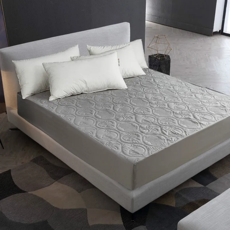 MECEROCK Solid Color Quilted Embossed Waterproof Mattress Protector Fitted Sheet Style Cover for Mattress Thick Soft Pad for Bed
MECEROCK Solid Color Quilted Embossed Waterproof Mattress Protector Fitted Sheet Style Cover for Mattress Thick Soft Pad for Bed