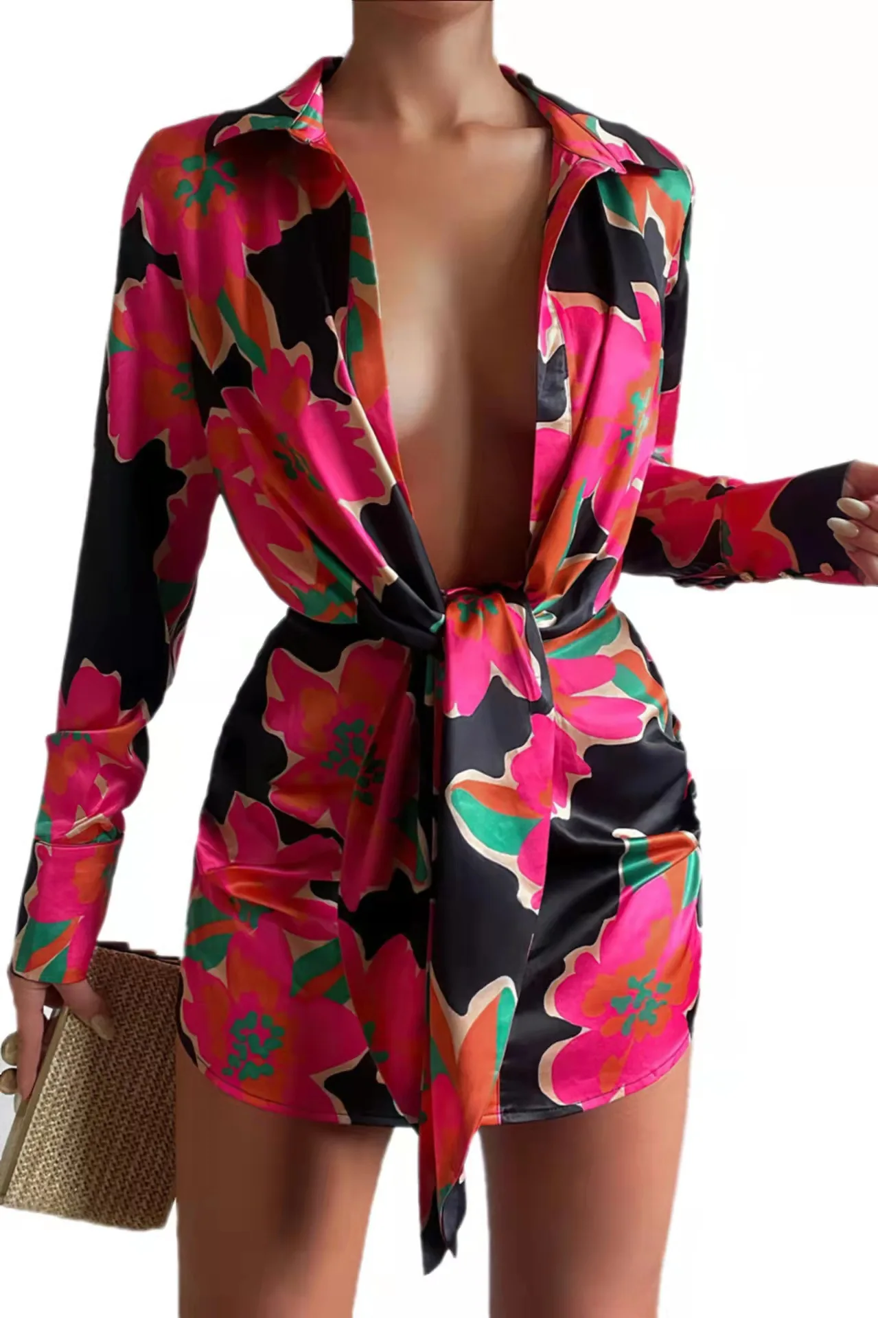 Sleeve Sexy Women Digital Print Button Up Long Shirt Dress Casual Long Sleeve Party Dresses Spring and Autumn 2022 Fashion 
Sleeve Sexy Women Digital Print Button Up Long Shirt Dress Casual Long Sleeve Party Dresses Spring and Autumn 2022 Fashion