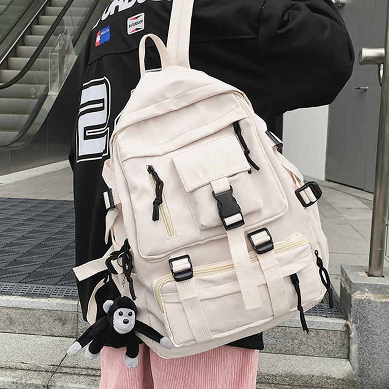 Black Backpack Unisex Women Men Backpack Nylon Waterproof Multi-Pocket Design Mochilas Teenagers Shoulder Bag Korean Ins Retro
Black Backpack Unisex Women Men Backpack Nylon Waterproof Multi-Pocket Design Mochilas Teenagers Shoulder Bag Korean Ins Retro