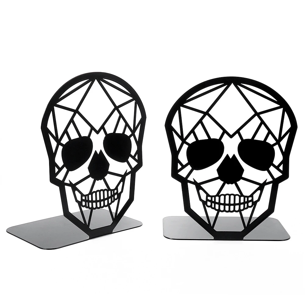 1 Pair Skull Design L Shape Heavy Duty For Bookshelf Decorative Office Home Support Book End Gift Holder Library
1 Pair Skull Design L Shape Heavy Duty For Bookshelf Decorative Office Home Support Book End Gift Holder Library