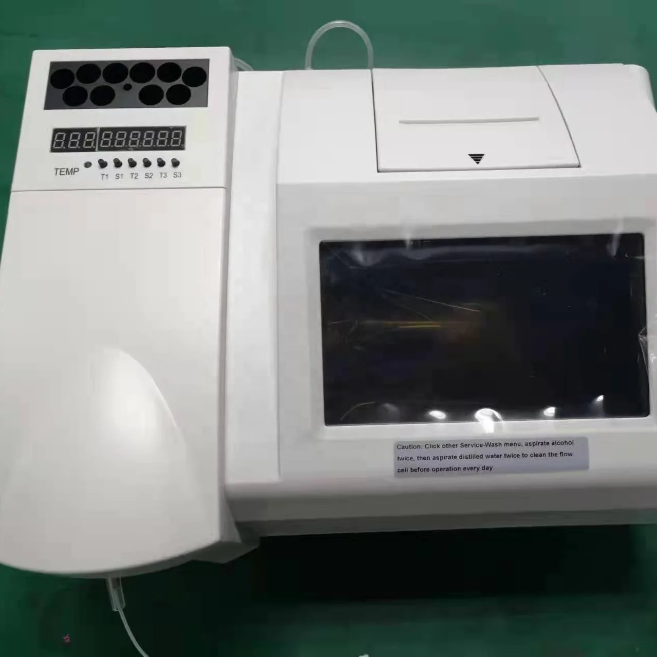 Portable touch screen Clinical Analytical Instruments small blood chemistry analyzer semi-automatic biochemistry analyzer
Portable touch screen Clinical Analytical Instruments small blood chemistry analyzer semi-automatic biochemistry analyzer