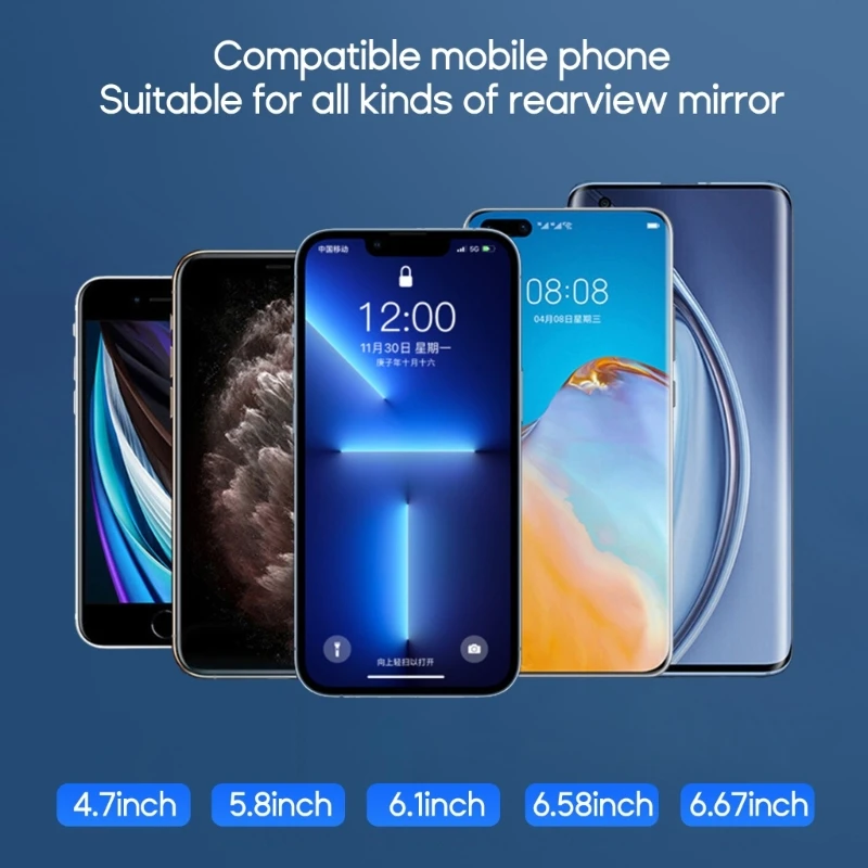 Retractable Rotatable Phone Holder Auto Car Stand Rear View Mirror Mount Bracket
Retractable Rotatable Phone Holder Auto Car Stand Rear View Mirror Mount Bracket